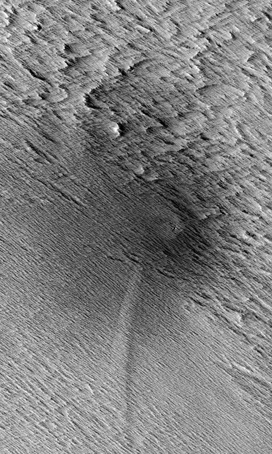 Meteorites Trigger Avalanches on Mars